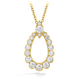 0.85 ctw. Aerial Regal Teardrop Pendant in 18K Yellow Gold