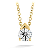 0.2 ctw. Aerial Single Diamond Pendant in 18K Yellow Gold