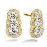 1.27 ctw. Aurora Earrings in 18K Yellow Gold