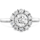 0.2 ctw. Beloved Open Gallery Engagement Ring in 18K White Gold