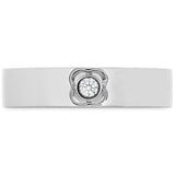 0.06 ctw. Copley Single Diam Band 5mm in 18K White Gold