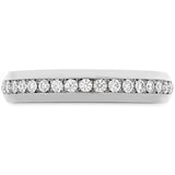 0.5 ctw. Coupled Eternity Band 4mm in Platinum