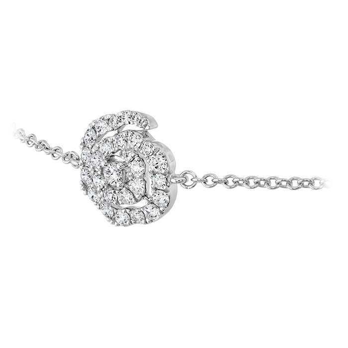 0.27 ctw. Lorelei Diamond Floral Bracelet in 18K White Gold