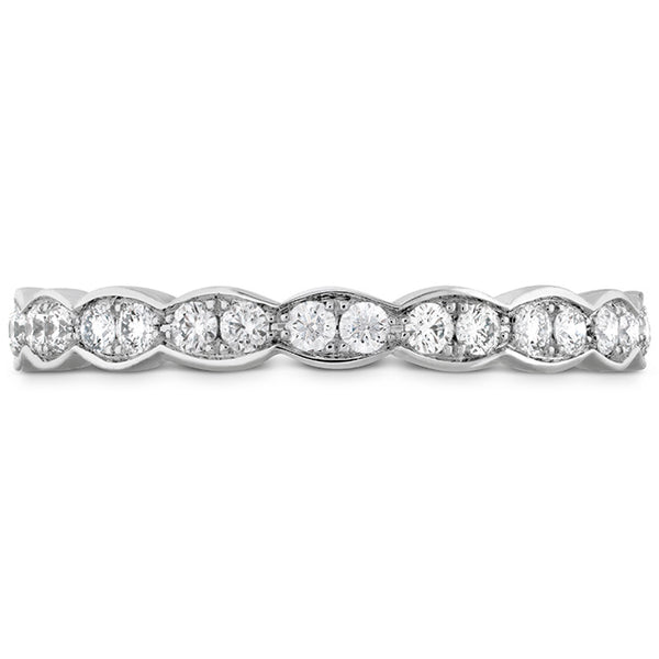 0.4 ctw. Lorelei Floral Eternity Band in 18K White Gold