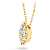 0.25 ctw. Tessa Diamond Navette Pendant in 18K White Gold