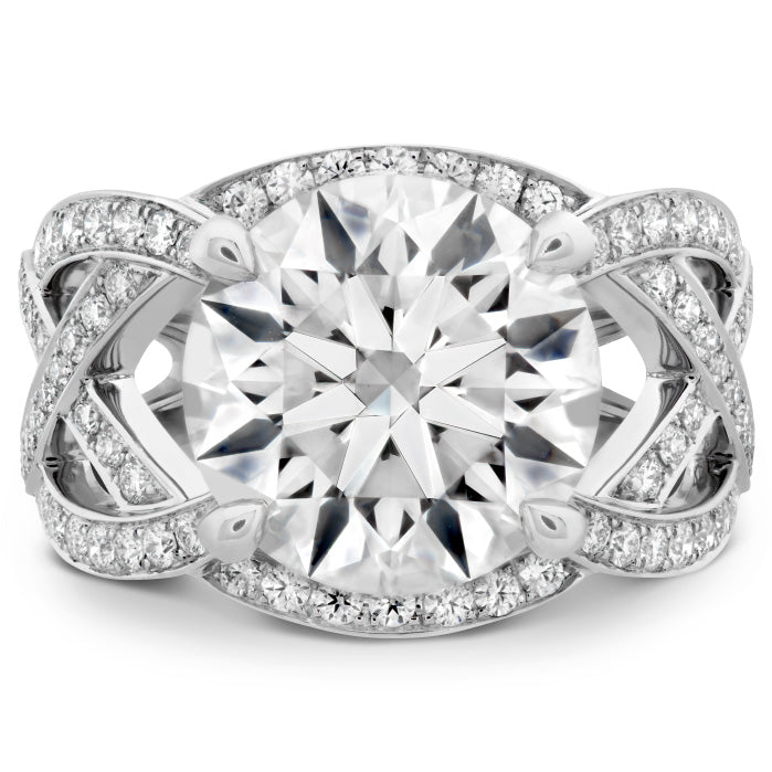 The Alexandria Diamond Ring in Platinum