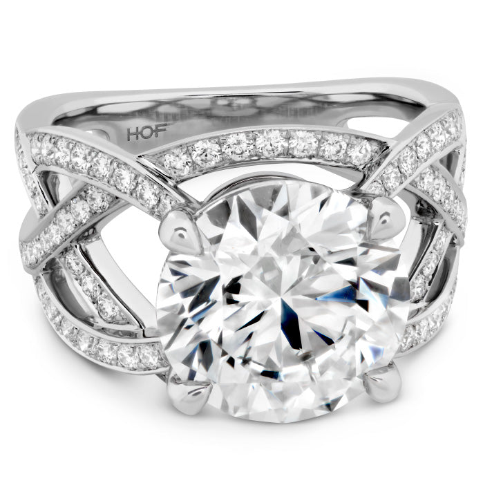 The Alexandria Diamond Ring in Platinum