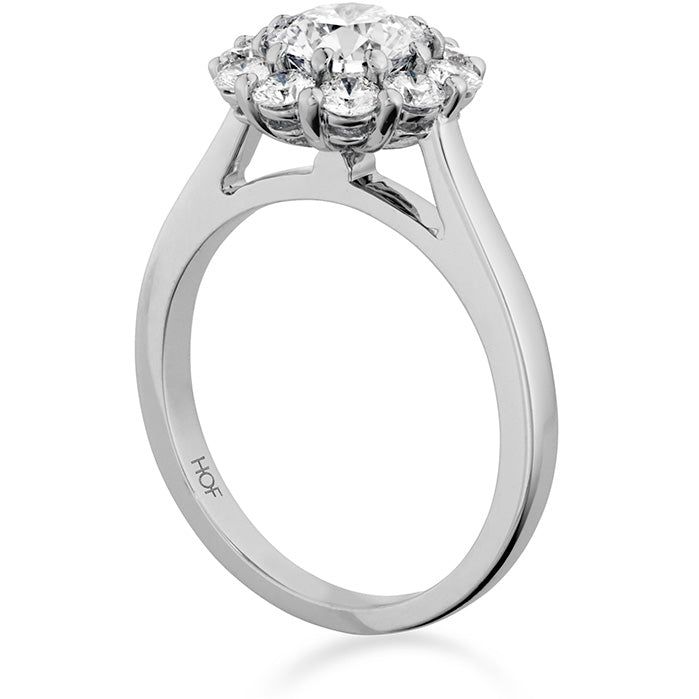 0.2 ctw. Beloved Open Gallery Engagement Ring in 18K White Gold