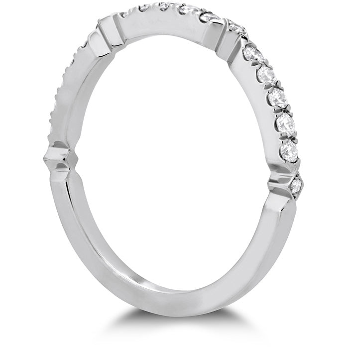 0.25 ctw. Cali Chic Diamond Accent Band in 18K White Gold