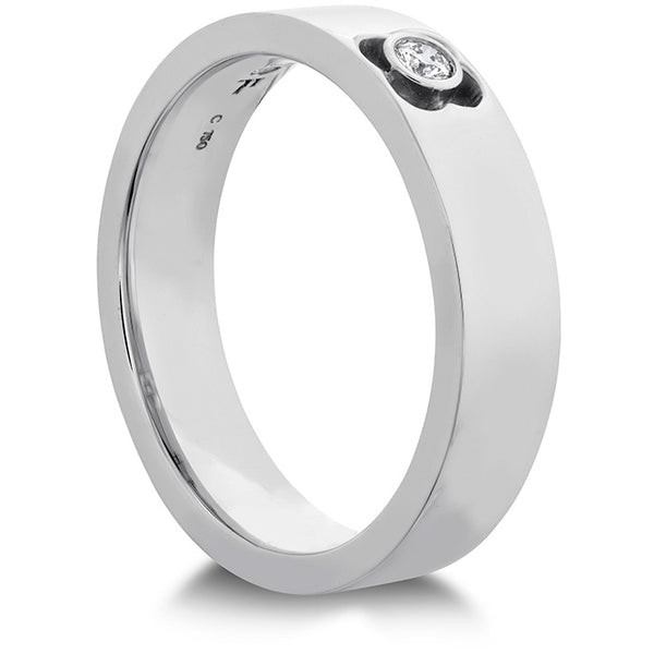 0.06 ctw. Copley Single Diam Band 5mm in 18K White Gold