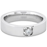 0.06 ctw. Copley Single Diam Band 5mm in 18K White Gold
