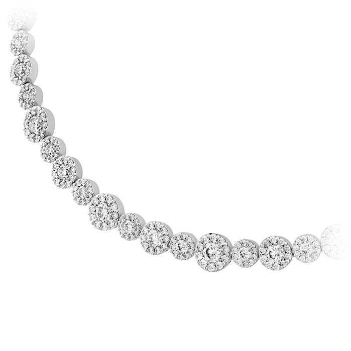 14.3 ctw. Fulfillment Diamond Line Necklace in 18K White Gold