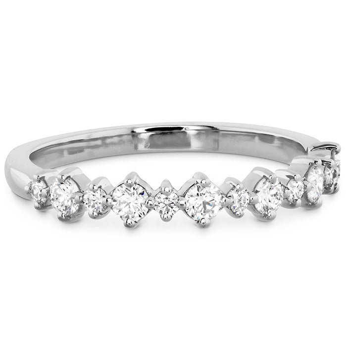 0.37 ctw. Gracious Classic Diamond Band in 18K White Gold