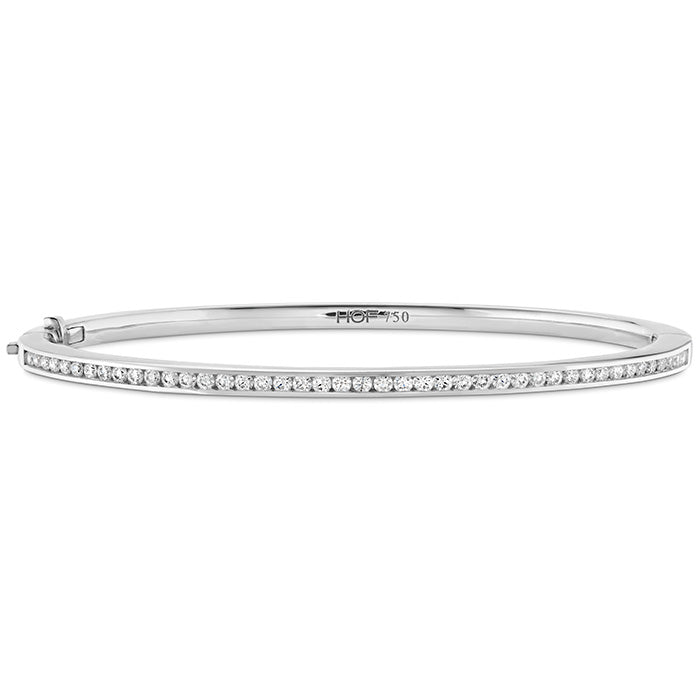 0.7 ctw. HOF Classic Channel Set Bangle - 160 in 18K White Gold
