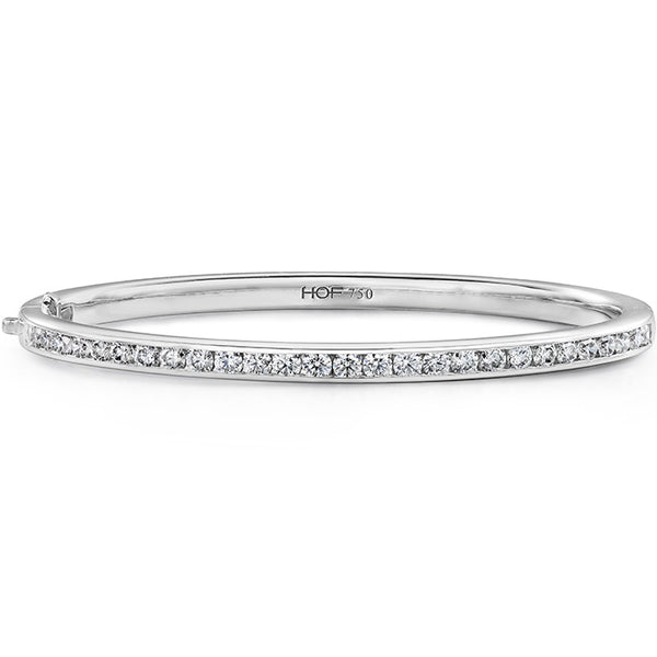 2.15 ctw. HOF Classic Channel Set Bangle - 270 in 18K White Gold