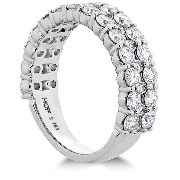 1.8 ctw. HOF Classic Double Row Band in 18K White Gold