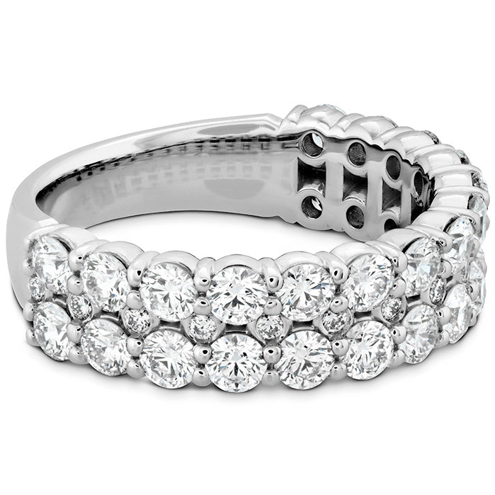 1.8 ctw. HOF Classic Double Row Band in 18K White Gold