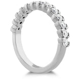 0.65 ctw. HOF Pointed Diamond Band in 18K White Gold