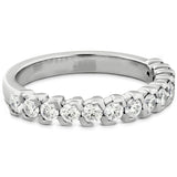 0.65 ctw. HOF Pointed Diamond Band in 18K White Gold