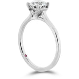 0.01 ctw. Sloane Silhouette Engagement Ring in 18K White Gold