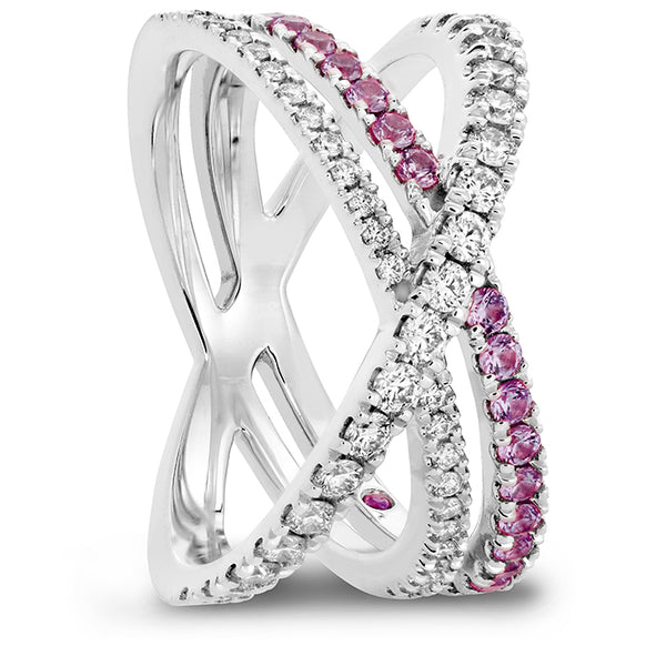 0.45 ctw. Harley Wrap Power Band with Sapphires in 18K White Gold
