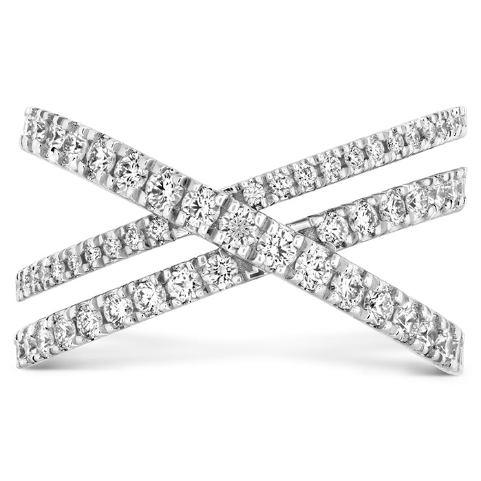 0.69 ctw. Harley Wrap Power Band in 18K White Gold