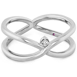 0.03 ctw. Love Code - Love Wrap Band in 18K White Gold