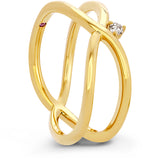 0.03 ctw. Love Code - Love Wrap Band in 18K White Gold