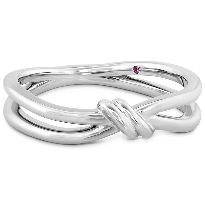 Love Code - Forget-You-Never Band in 18K White Gold