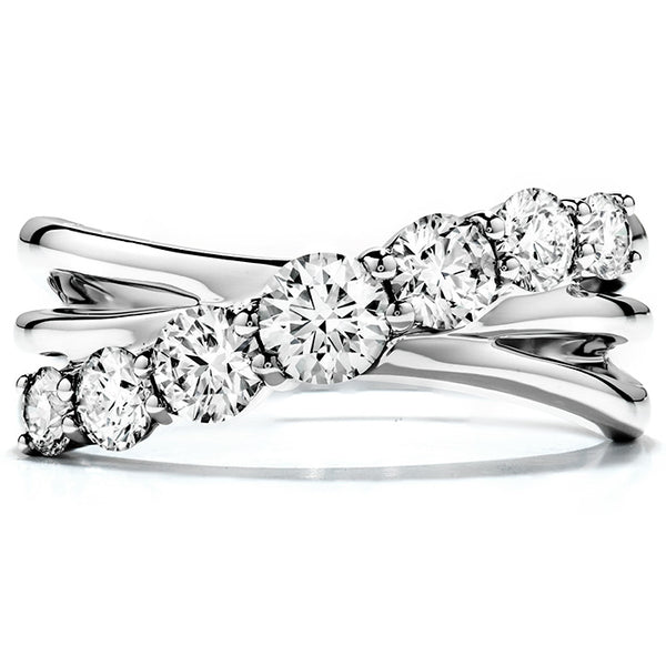 0.95 ctw. Intermingle Single Right Hand Ring in 18K White Gold