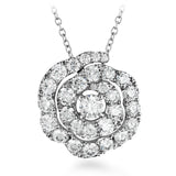 1 ctw. Lorelei Diamond Floral Pendant in 18K White Gold