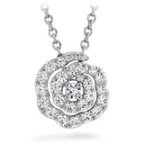 0.27 ctw. Lorelei Diamond Floral Pendant - Small in 18K White Gold