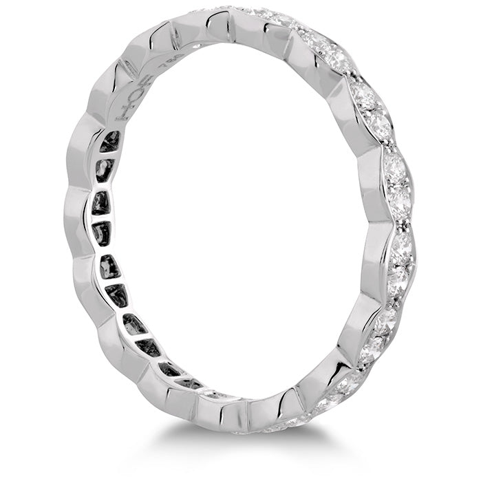 0.4 ctw. Lorelei Floral Eternity Band in 18K White Gold