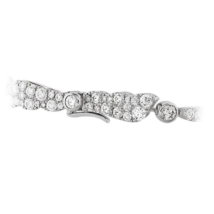 4.35 ctw. Lorelei Ribbon Diamond Bracelet in 18K White Gold