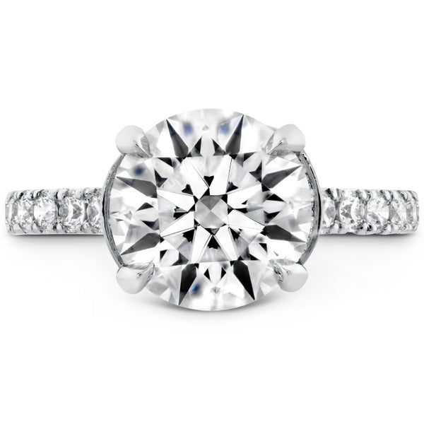 The Luna Diamond Ring in Platinum