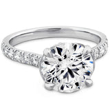 The Luna Diamond Ring in Platinum