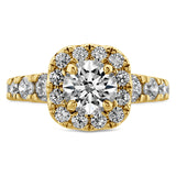 1.17 ctw. Luxe Transcend Premier Custom Halo Diamond Ring in 18K White Gold