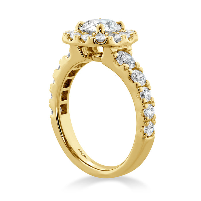 1.17 ctw. Luxe Transcend Premier Custom Halo Diamond Ring in 18K White Gold