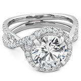 The Stella Diamond Ring in Platinum