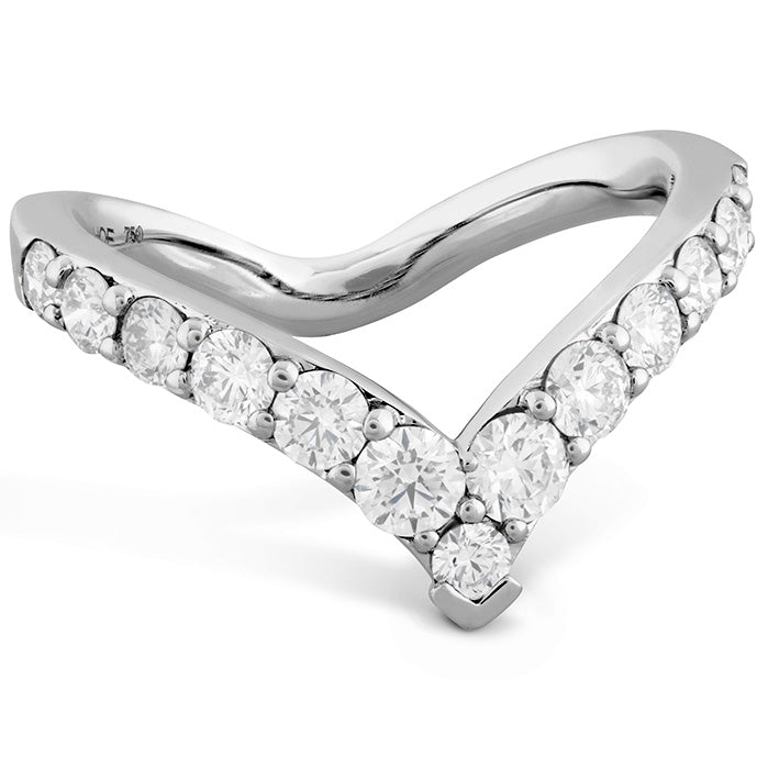 0.78 ctw. Triplicity Single Pointed Ring in 18K White Gold